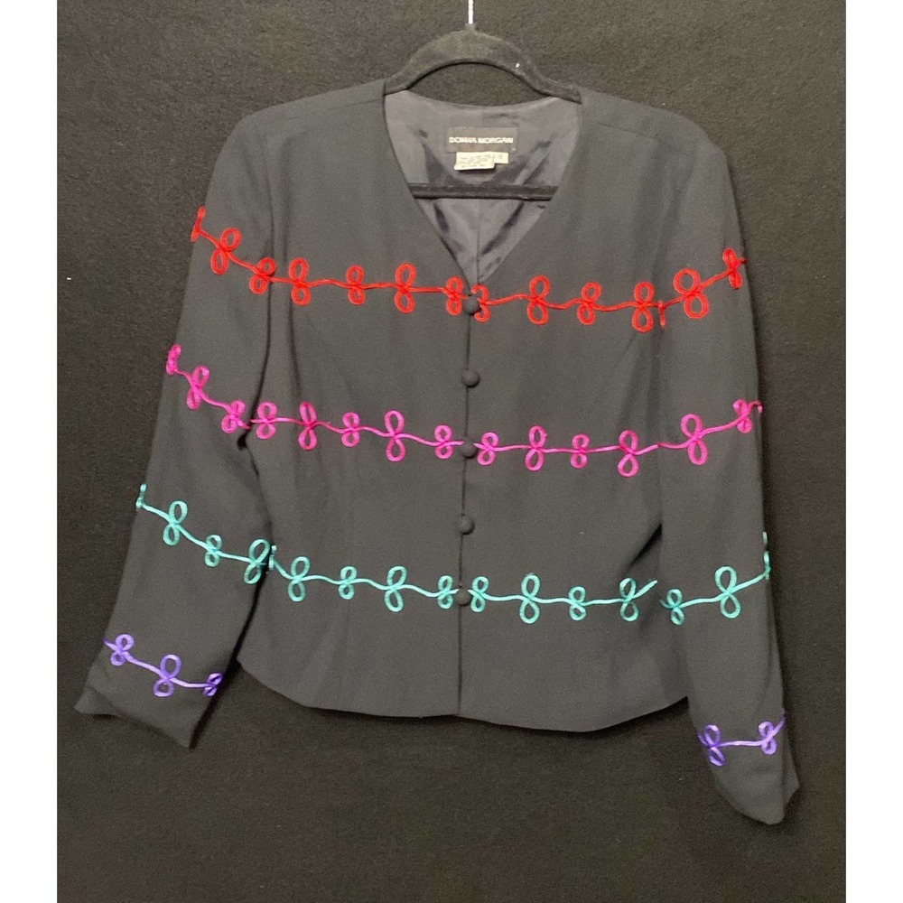 Donna Morgan Womens Short Blazer